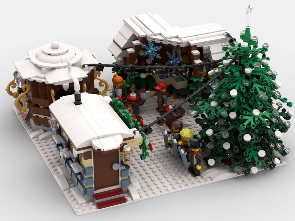 Lego moc hot sale christmas